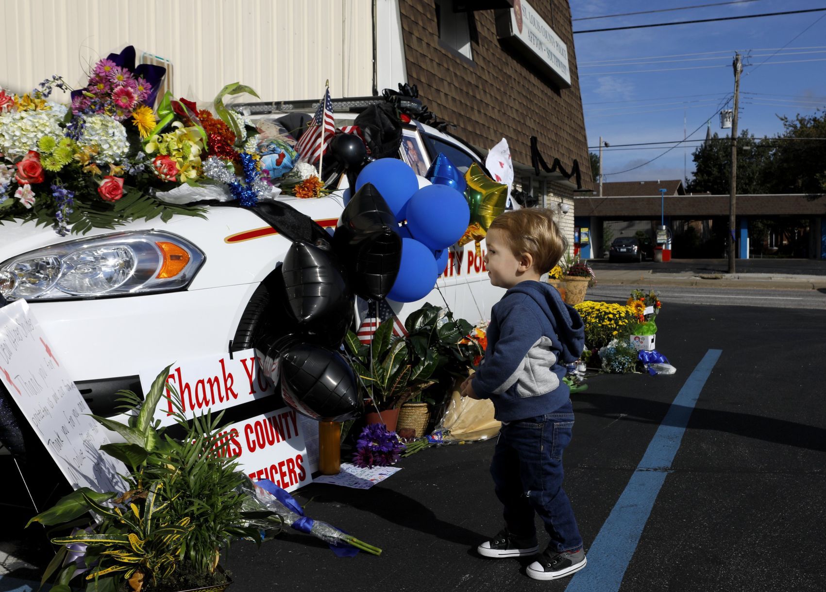 Memorial for officer Blake Snyder